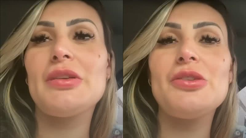 Quem é o pai? Após separação, Andressa Urach suspeita de nova gravidez: "Barriguda" - Reprodução/YouTube