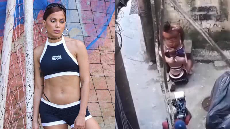 Anitta se justificou após ser flagrada gravando uma cena fazendo sexo oral para um videoclipe - Reprodução/Instagram