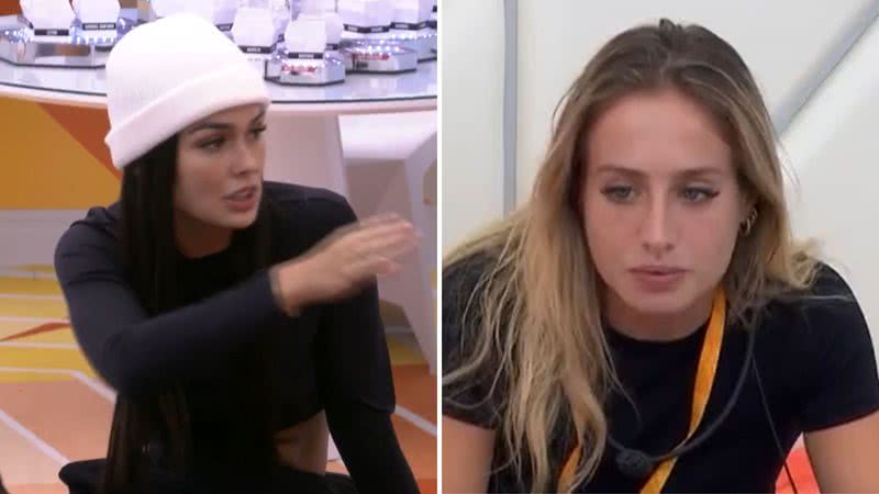 A personal trainer Larissa dá bronca e cala a boca de Bruna Griphao: "Como se fosse uma pessoa só" - Reprodução/Globo