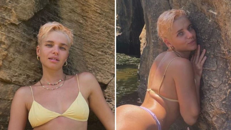 Ao natural, Bruna Linzmeyer empina o bumbum com biquíni fio-dental: "Deliciosa" - Reprodução/ Instagram