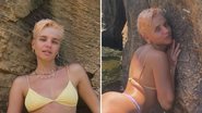 Ao natural, Bruna Linzmeyer empina o bumbum com biquíni fio-dental: "Deliciosa" - Reprodução/ Instagram