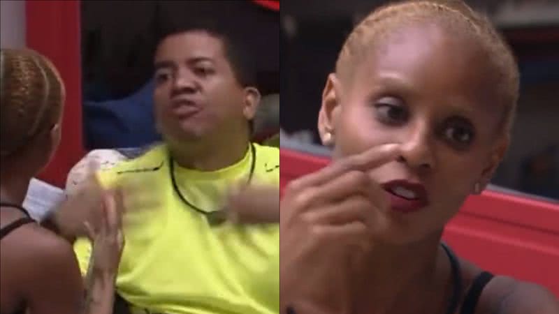 BBB23: Bruno desrespeita Aline Wirley e faz sister estourar: "É fod*, cara" - Reprodução/TV Globo