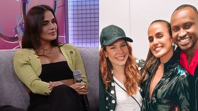 Carol Peixinho contou como é sua relação com Fernanda Souza ao namorar Thiaguinho - Reprodução/Globoplay/Instagram