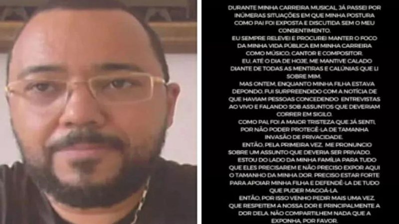 Dudu Nobre desabafa após privacidade da filha ser invadida: "Respeitem a nossa dor" - Reprodução/ Instagram