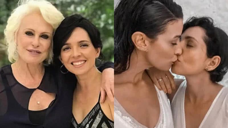 Nadia Bochi lamentou os comentários homofóbicos que recebeu de mulheres ao publicar uma foto beijando sua esposa - Reprodução/Globo/Instagram