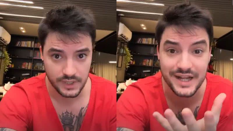 Felipe Neto perde a paciência e detona web ao ter vida amorosa revirada - Reprodução/Instagram