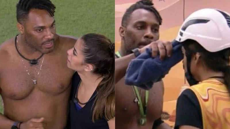 BBB23: Fred Nicácio esfrega toalha nas partes íntimas e passa no rosto de Key: "Nojeira" - Reprodução/ Globo