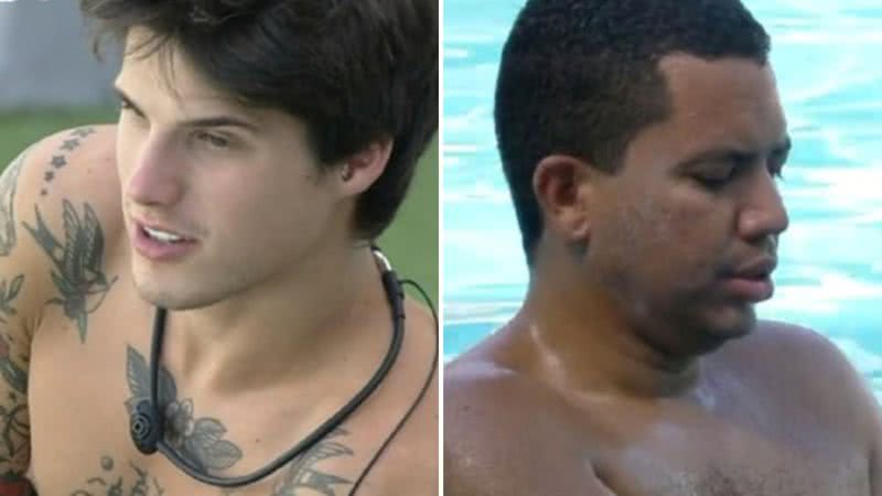 BBB23: Gabriel irrita a web ao fazer comentário sobre a vida sexual de Bruno: "Desse tamanho?" - Reprodução/TV Globo