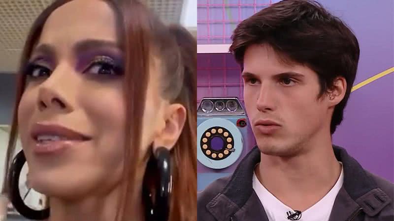 BBB23: Eliminado, Gabriel detalha relação com Anitta: "Questão de segundos" - Reprodução/Instagram e Reprodução/Globo