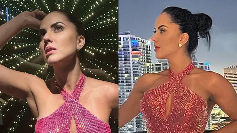 Graciele Lacerda divide opiniões com vestido curtíssimo em Miami - Reprodução/Instagram