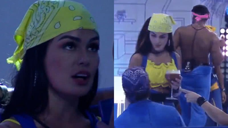 BBB23: Preocupada, Larissa alerta Bruna e leva invertida de Gabriel: "É mãe?" - Reprodução/ Globo