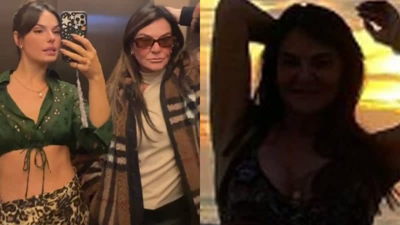 Mãe de Isis Valverde, Rosalba Nable causa de biquíni aos 57 anos - Reprodução/Instagram