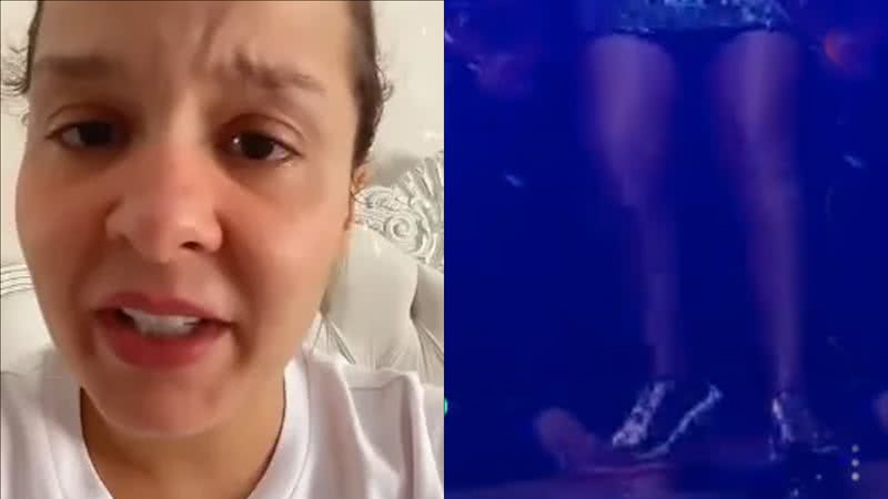 Gente? Maiara perde a paciência e chuta celular de fã durante show: "Uma hora cansa" - Reprodução/Instagram