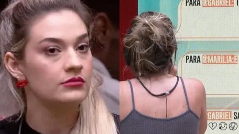 BBB23: Sem paz, Marília recebe ataque anônimo no Queridômetro - Reprodução/TV Globo