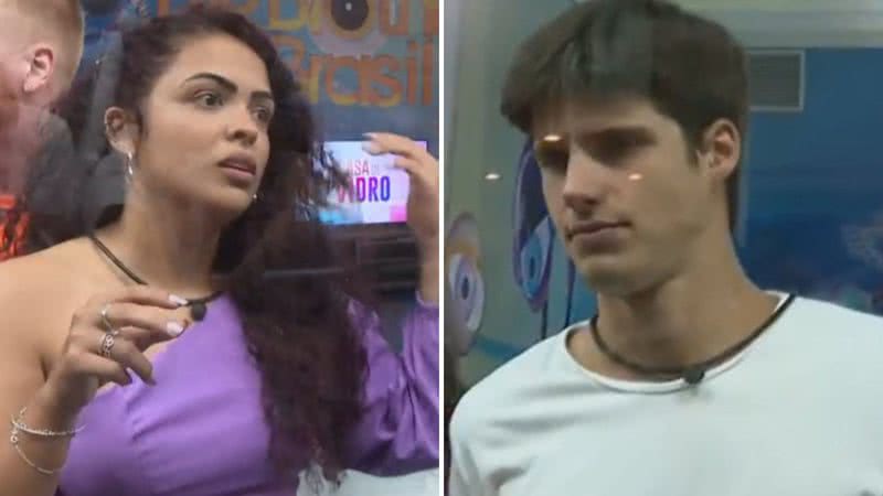 BBB23: Paula cutuca André após descoberta chocante e climão é instaurado: "Não é anônimo" - Reprodução/TV Globo