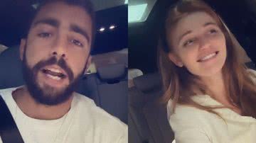 Pedro Scooby e Cintia Dicker comemoraram a melhora da filha no hospital - Reprodução/Instagram