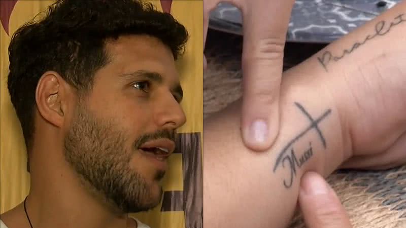 BBB23: Rodrigo Mussi alfineta tattoo que Key Alves fez com seu nome: "Vai apagar" - Reprodução/RedeTV!/TV Globo