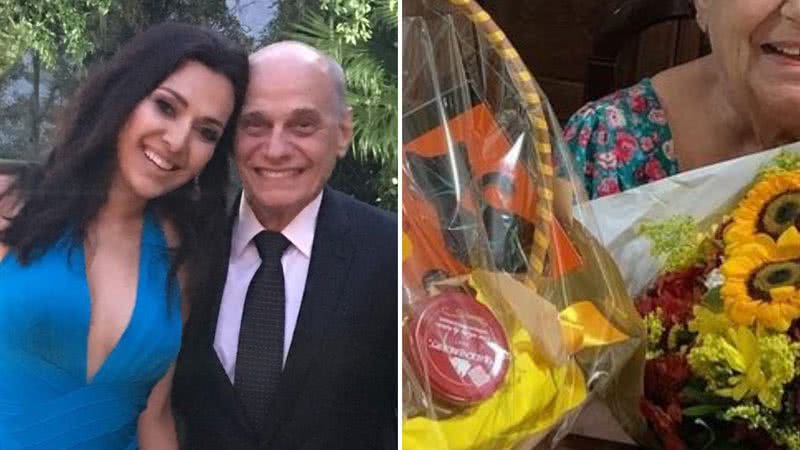 A jornalista Veruska Seibel, viúva de Ricardo Boechat, faz surpresa e celebra 91 anos da sogra: "Minha mãe" - Reprodução/Instagram