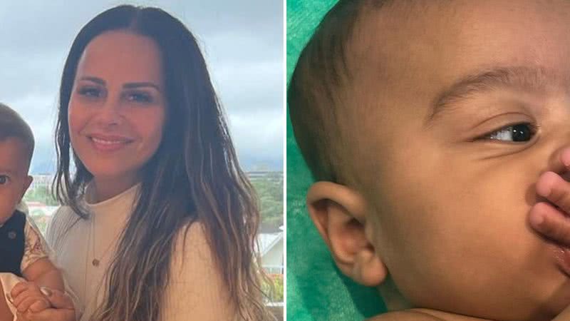 A atriz Viviane Araujo celebra 4 meses de vida do filho, Joaquim: "Cada dia mais espertinho" - Reprodução/Instagram