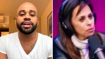 Ex-BBB Cézar Black descasca em Daniela Escobar após ofensa a enfermeiros: "É revoltante" - Reprodução/Instagram/YouTube