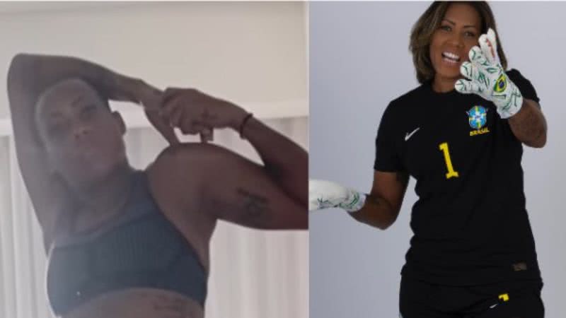 Goleira Bárbara da seleção se protege após polêmica com ex-namorada - Reprodução/Instagram