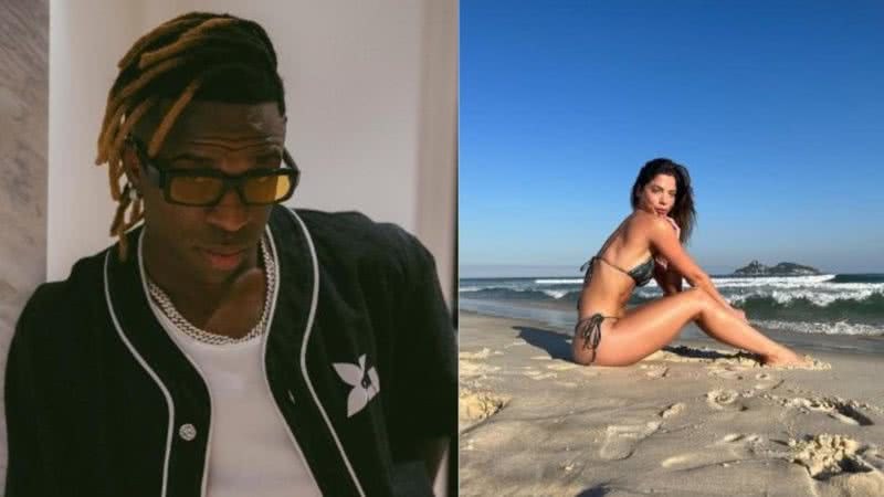 Vinícius Jr. é flagrado aos beijos com ex-bailarina do Faustão - Reprodução/Instagram