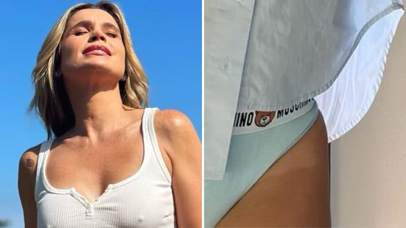 De 'farol aceso', Flávia Alessandra ostenta shape invejável só de calcinha: "Tenha piedade" - Reprodução/Instagram