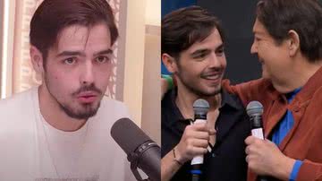 Filho de Faustão, João Guilherme Silva revela exigências do pai no estúdio - Reprodução/YouTube/PodDelas e Reprodução/Band