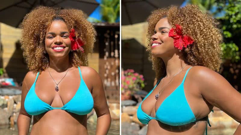 A atriz Jeniffer Nascimento revela o sexo do bebê e exibe barrigão: "Não creio!" - Reprodução/Instagram