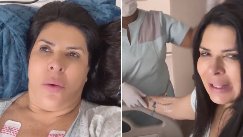 Mara Maravilha surge em cama de hospital e assusta fãs: "A gente é forte" - Reprodução/ Instagram