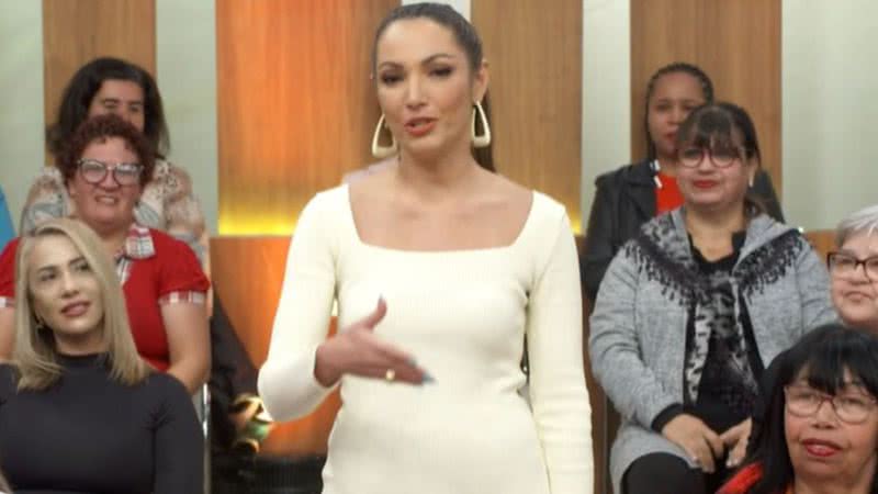 Patrícia Poeta comemora pedido de casamento no 'Encontro': "Eu adoro" - Reprodução/ Globo