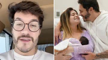 O ex-BBB Eliezer fala sobre aumentar família com a esposa, a influenciadora Viih Tube: "Nem consegui dormir" - Reprodução/Instagram