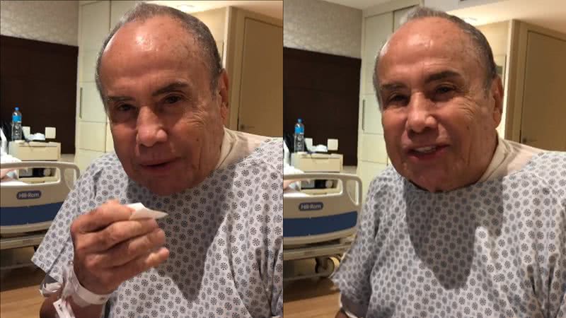 Internado, Stenio Garcia aparece abatido no hospital durante tratamento de quadro delicado: "Agradeço" - Reprodução/Instagram