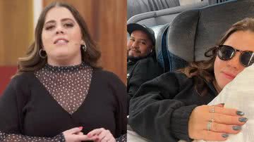 Tati Machado faz longo desabafo sobre período árduo no 'Encontro': "Nada fácil" - Reprodução/Globo e Reprodução/Instagram