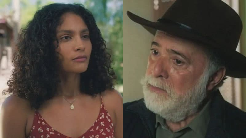 Terra e Paixão: Aline visita Antônio na prisão e comemora - Reprodução/TV Globo