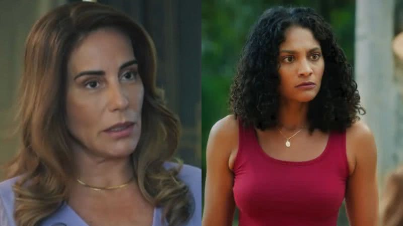 Terra e Paixão: Querendo morte de Aline, Irene usa carro como arma - Reprodução/TV Globo