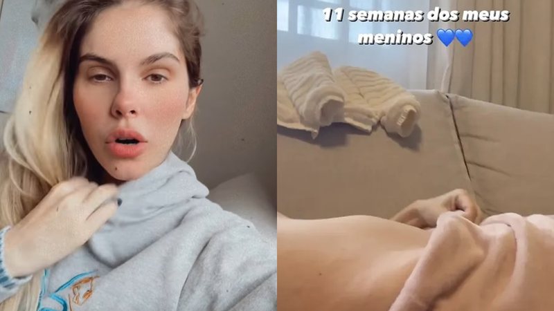 Bárbara Evans revelou quanto engordou na atual gestação - Reprodução/Instagram