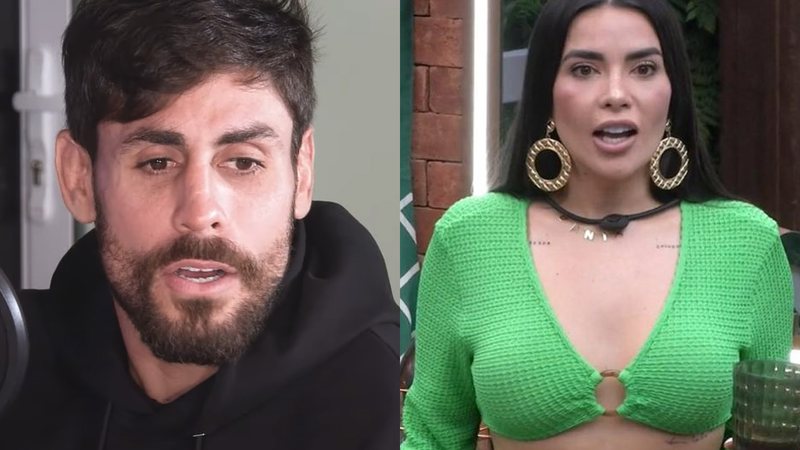 Ex-BBB Cara de Sapato revela se conversou com Dania Mendez após expulsão - Reprodução/YouTube/PodCARAS e Reprodução/TV Globo