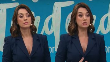 Catia Fonseca detonou humoristas ao assistir um vídeo no Melhor da Tarde - Reprodução/Band