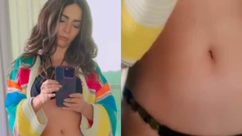 De biquíni cavado, Claudia Ohana dá zoom em parte íntima: "Gostosa" - Reprodução/Instagram