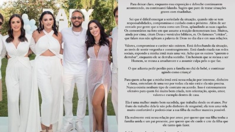 Web aplaude Bianca Biancardi após declaração criticando Neymar: - Reprodução/Instagram