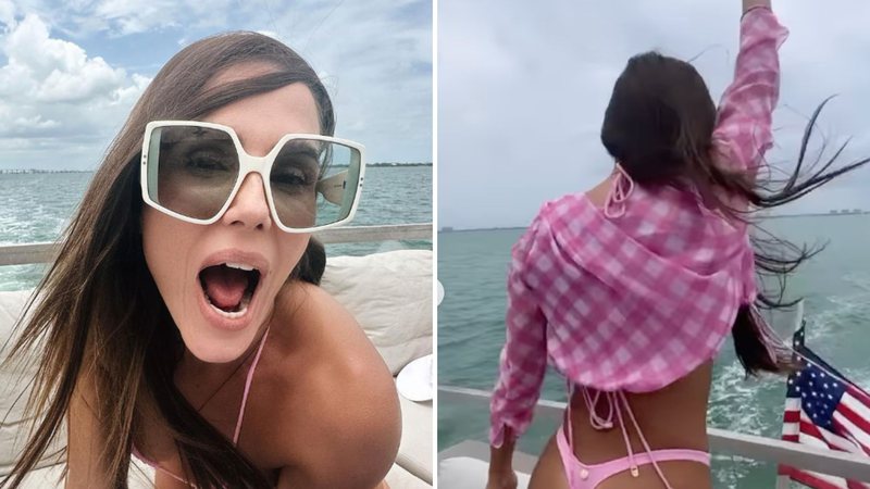 Deborah Secco rebola de fio-dental em viagem com a filha: "Escândalo" - Reprodução/ Instagram