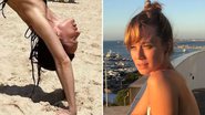 A atriz Mariana Ximenes surpreende com prática de yoga na praia: "Admiro quem consegue" - Reprodução/Instagram