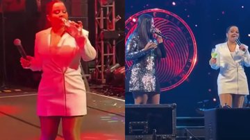 Maiara em show ao vivo - Reprodução/ Twitter