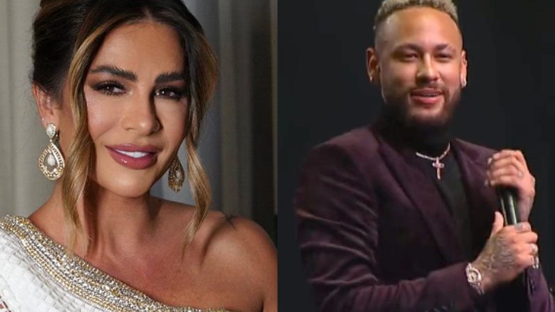 Neydrasta, Mariane Bernardi causa com vestido fendado em leilão de Neymar - Reprodução/Instagram