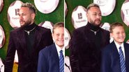 De mãos dadas, Neymar posa sorridente com a namorada em leilão após infidelidade - Leo Franco/AgNews