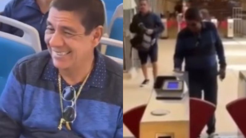 Gente? Zeca Pagodinho se mistura com povão em metrô e comemora: "Sonho realizado" - Reprodução/ Instagram