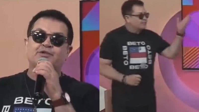 Beto Barbosa falou sobre uma recente polêmica que se envolveu - Reprodução/TV Jangadeiro