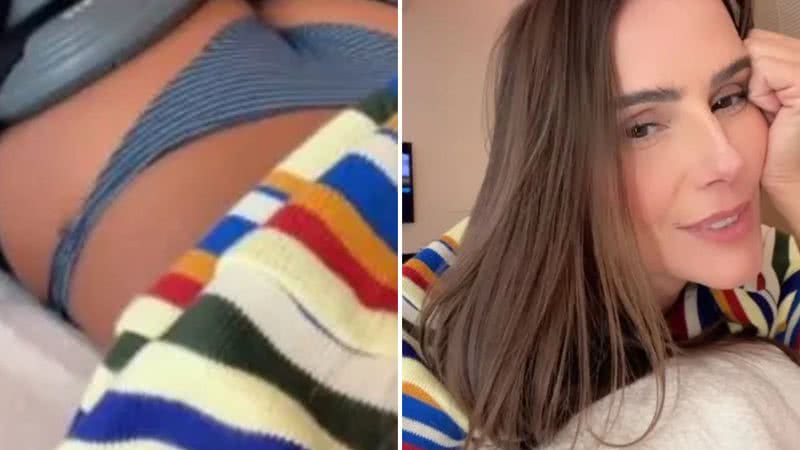 Aos 43 anos, a atriz Deborah Secco adere a procedimento estético para turbinar o corpo e mostra tudo nas redes sociais: "Durinho" - Reprodução/Instagram