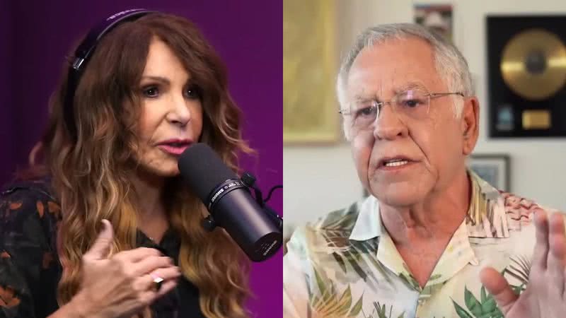 Elba Ramalho falou sobre um atrito público que teve com Nelson Motta - Reprodução/YouTube/Instagram